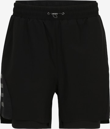 FILA - regular Pantalón deportivo 'ROUBAIX' en negro: frente