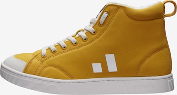 Baskets hautes 'Active' Ethletic en jaune : devant