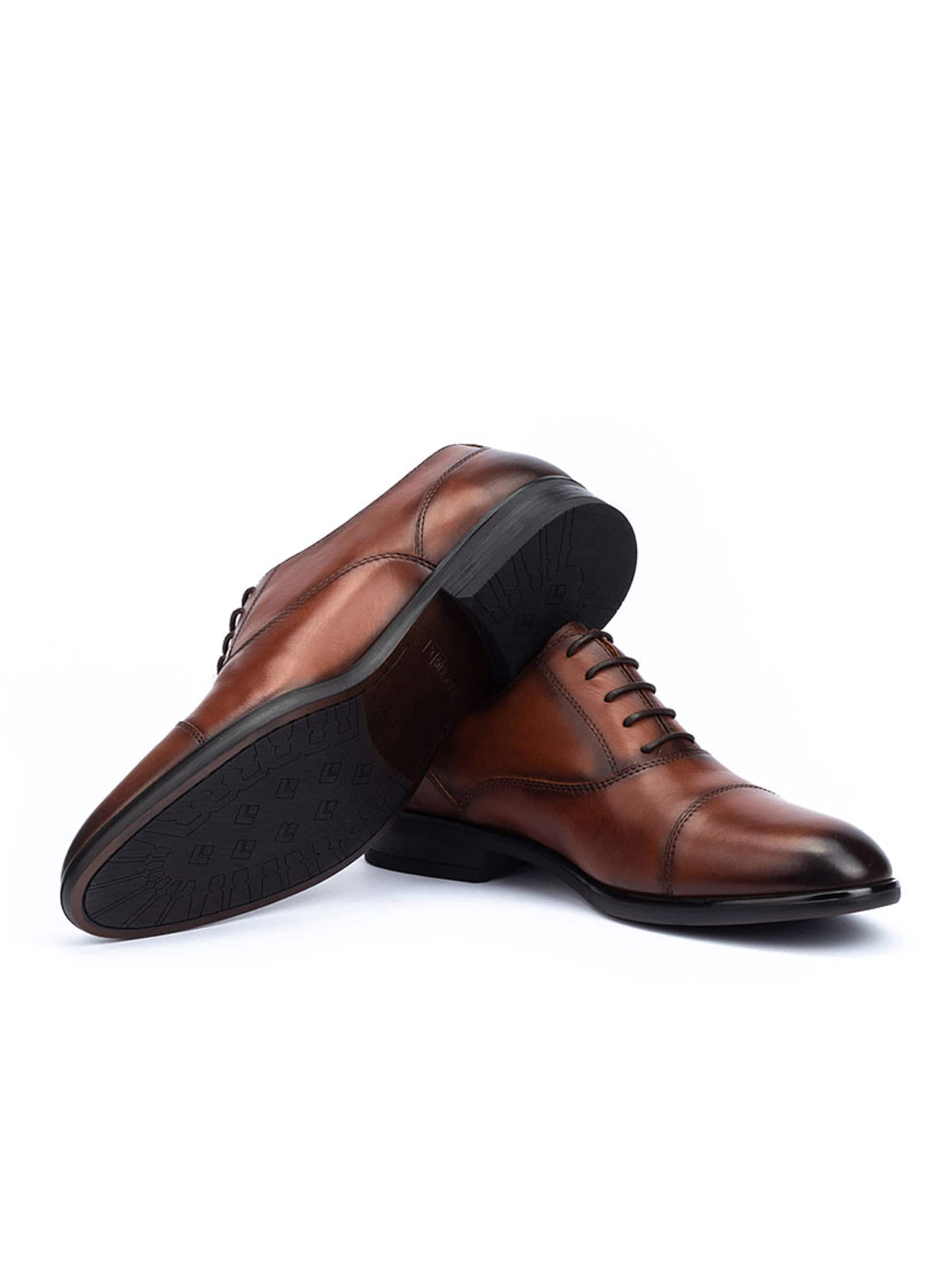 PIKOLINOSCipele na vezanje 'Bristol' - smeđa boja