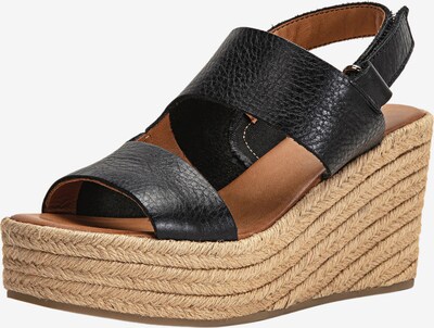 INUOVO Sandales en noir, Vue avec produit