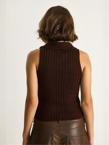 Bianco Lucci Sweater in Brown