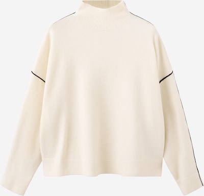 MANGO Neulepaita 'LINE' värissä kerma / musta, Tuotenäkymä