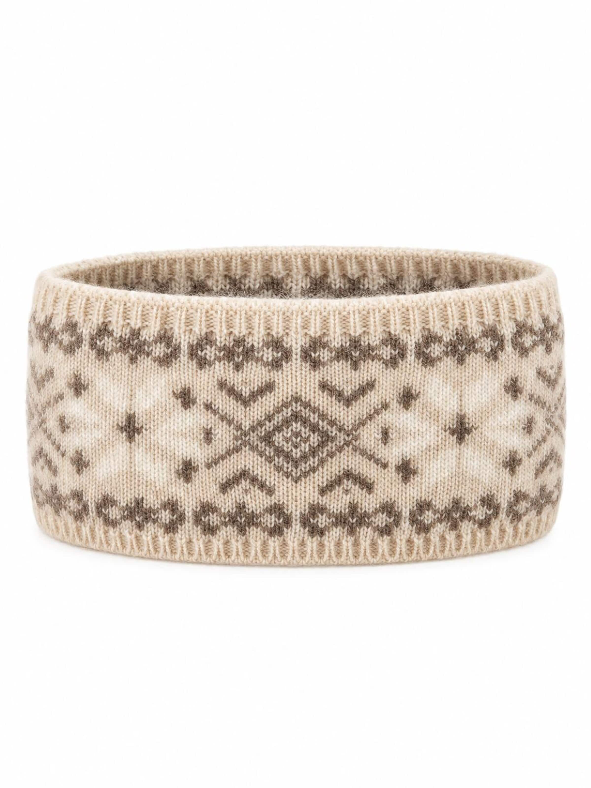 Alster Herz Hoofdband 'INARI' in Beige: voorkant