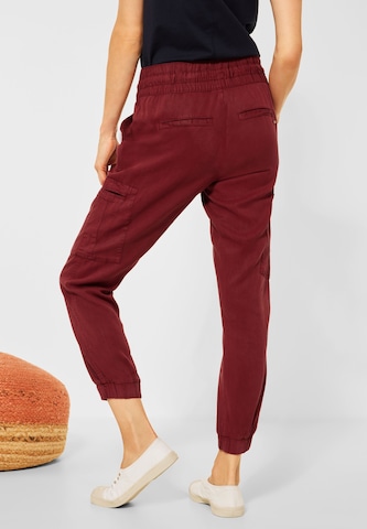 CECIL Tapered Cargohose 'Chelsea' in Rot