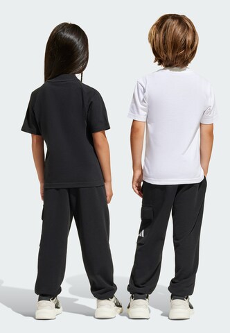 ADIDAS SPORTSWEAR Tapered Παντελόνι φόρμας 'Essentials' σε μαύρο