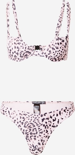 Nasty Gal Bikini värissä roosa / musta, Tuotenäkymä