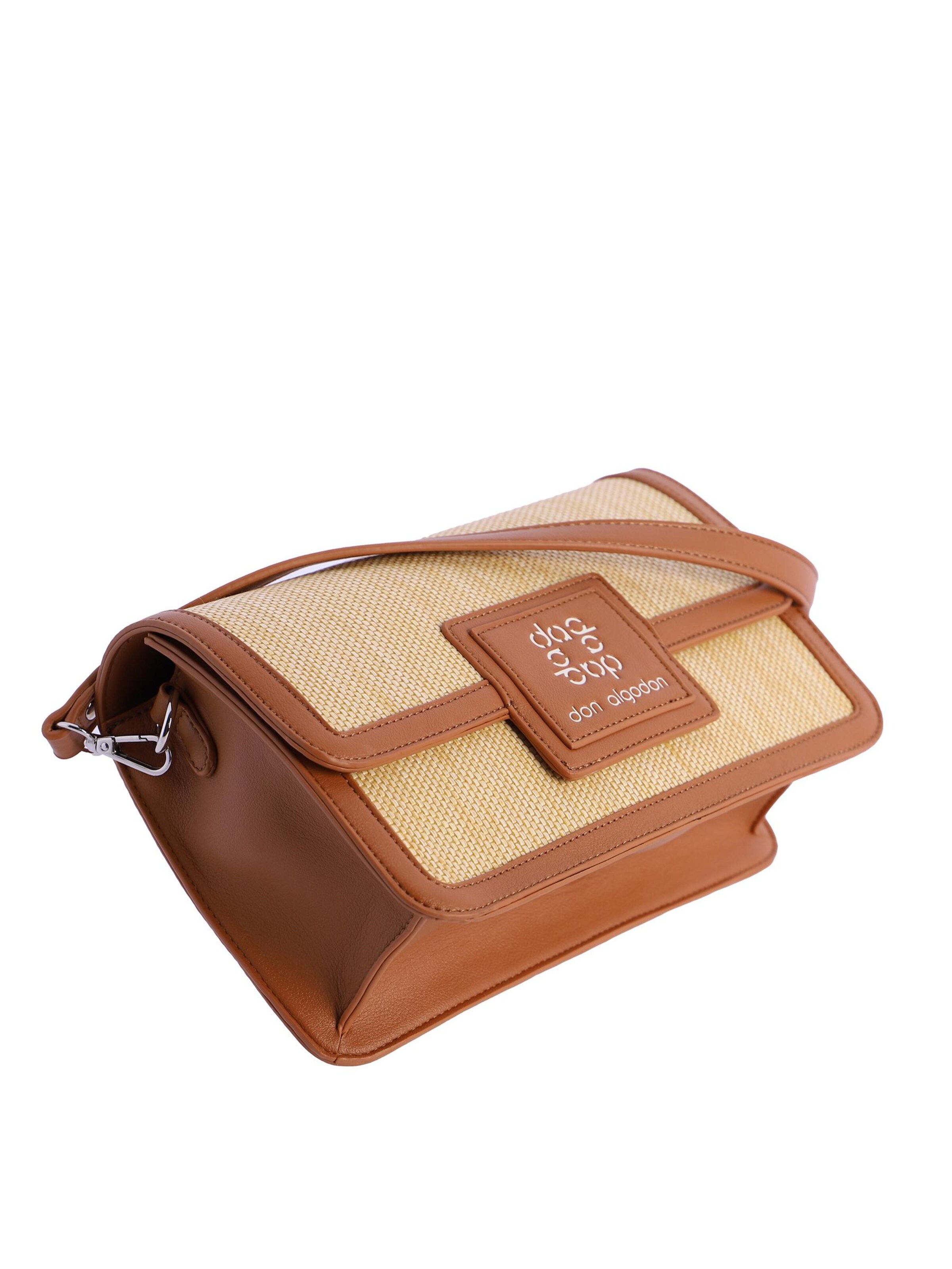 Don Algodon - Bolso de hombro 'Bolso de hombro para mujer de Don Algodon Camila con cremallera' en marrón