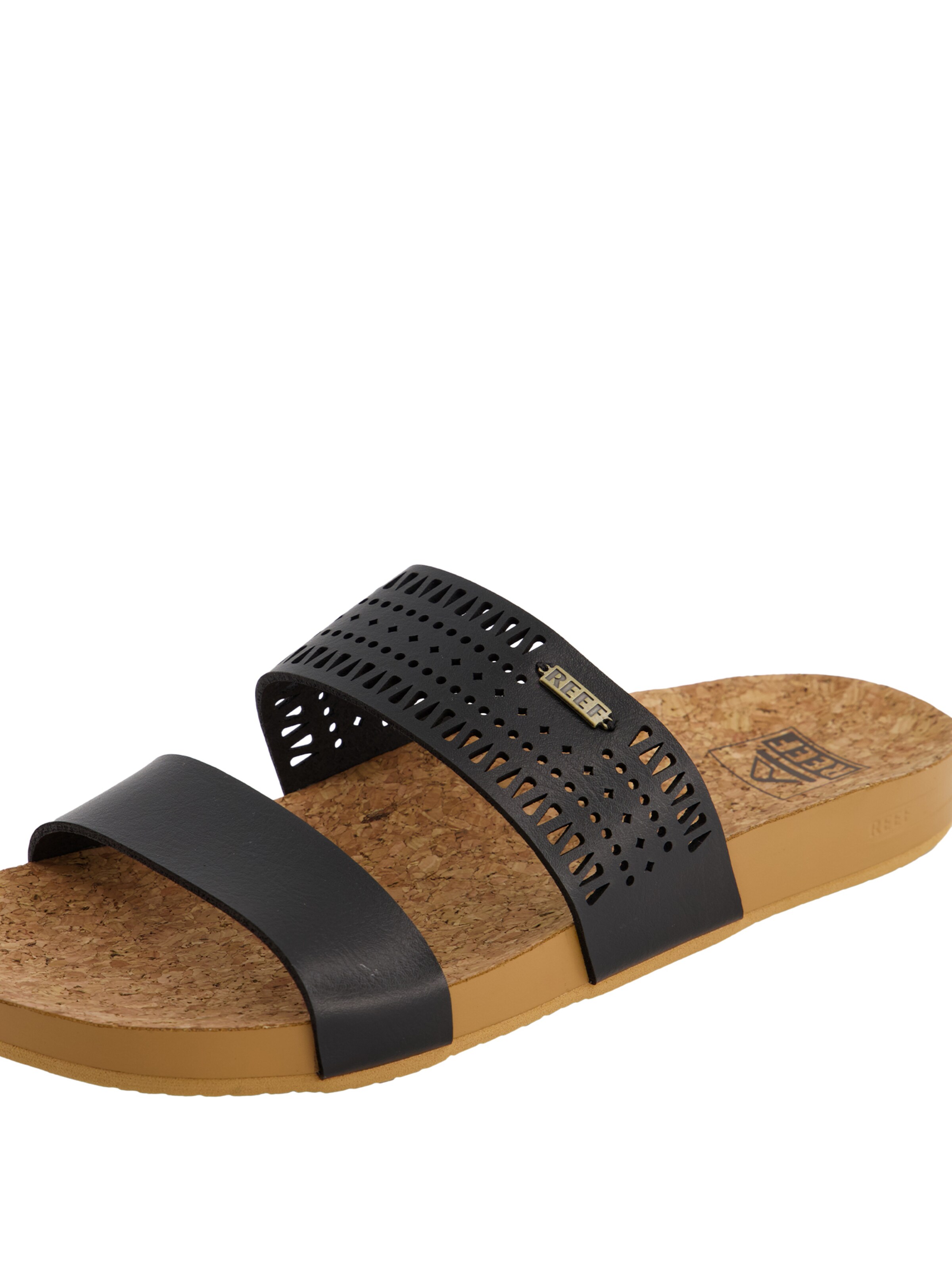 Claquettes / Tongs 'Cushion Vista Perf' REEF en noir