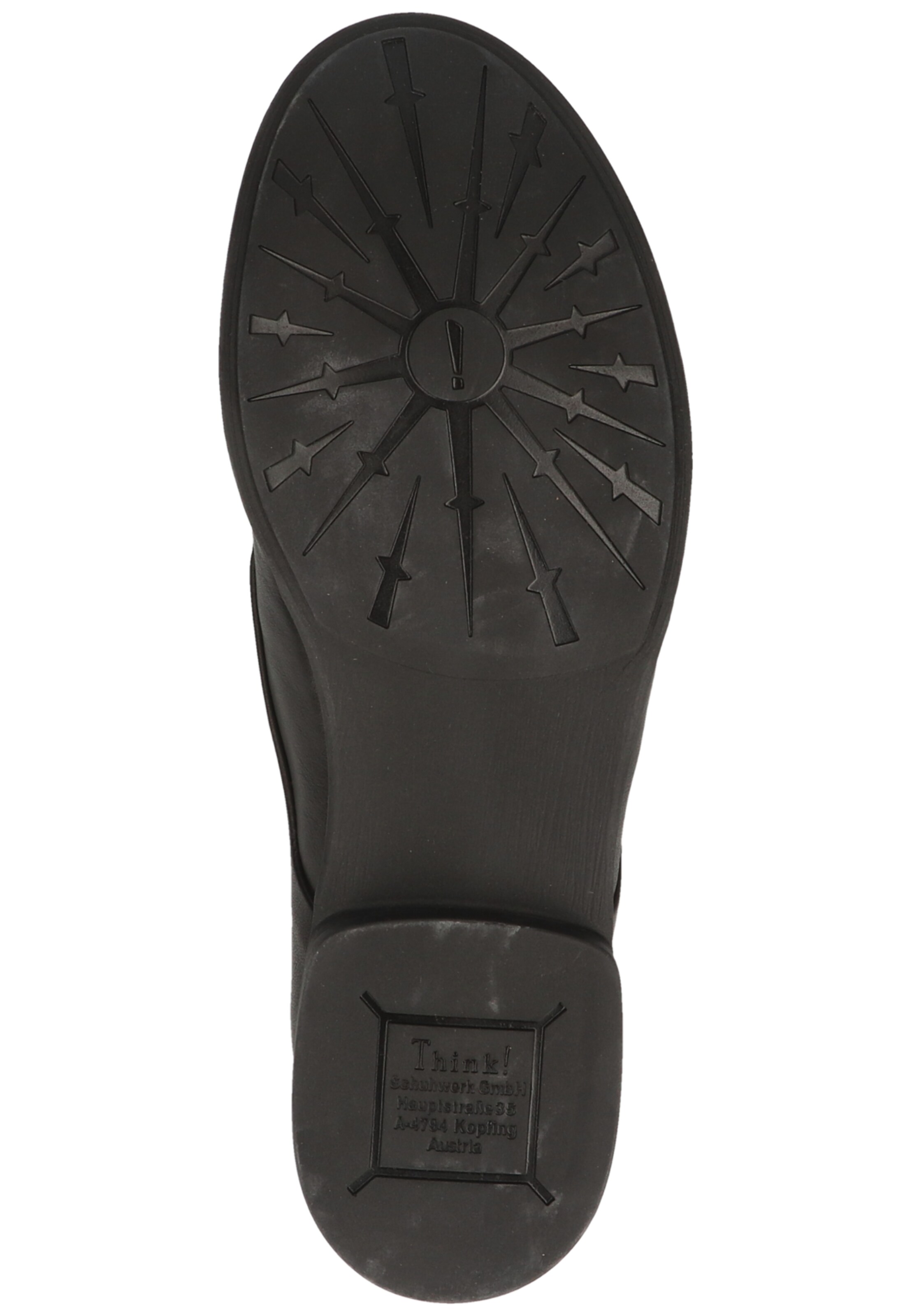 THINK! Schnürschuh in Schwarz