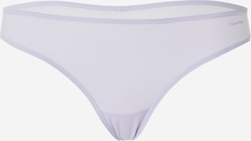 Calvin Klein Underwear String in Purple: front