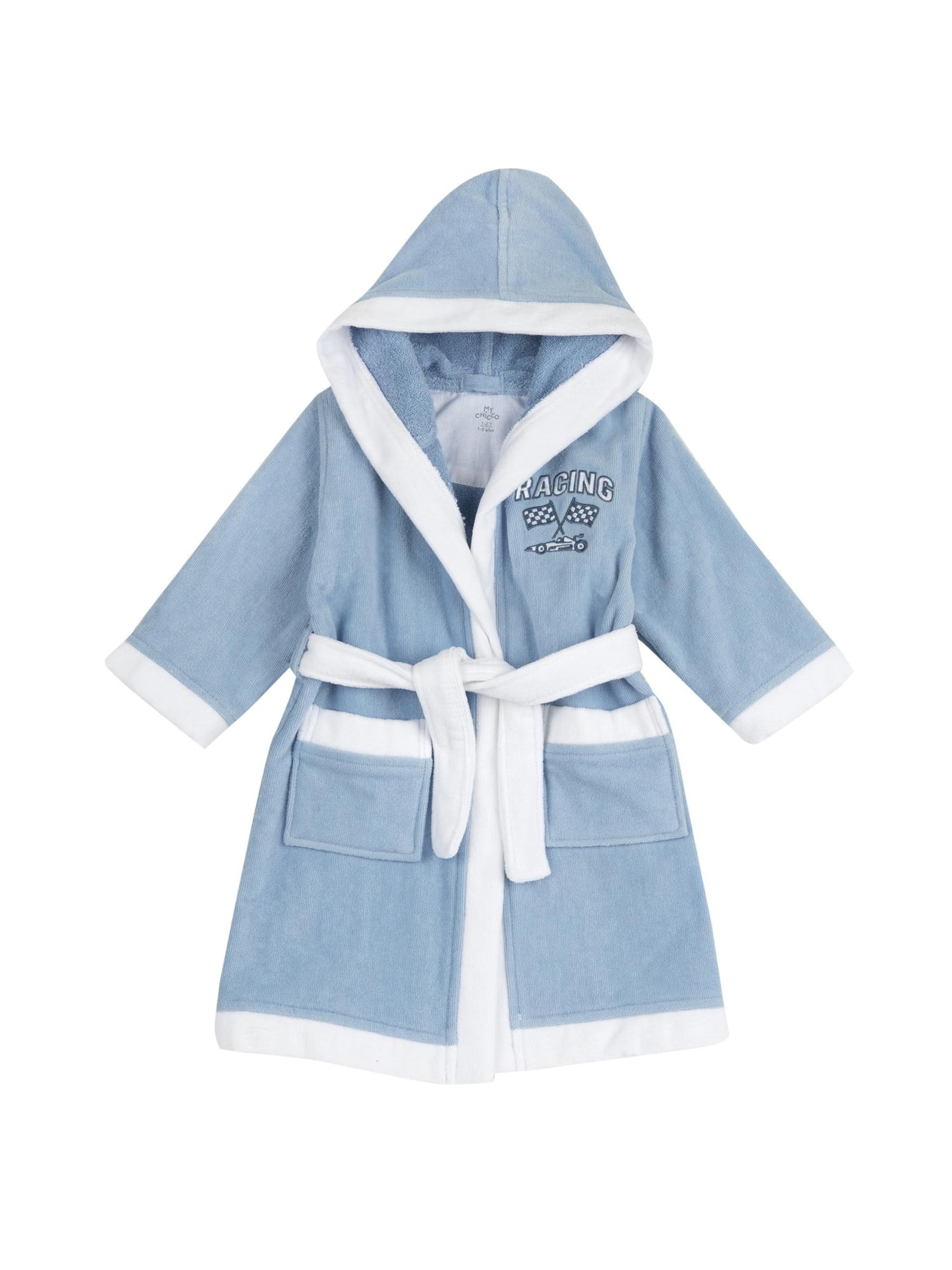Chicco Fürdőköpeny - kék: elől
