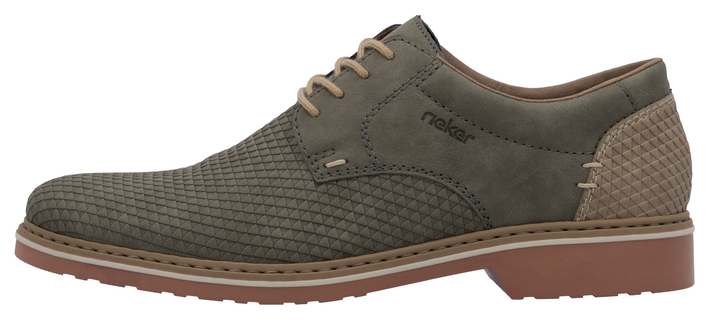 Rieker Lace-Up Shoes in Green