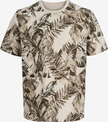 T-Shirt 'JJJEFF' JACK & JONES en beige : devant