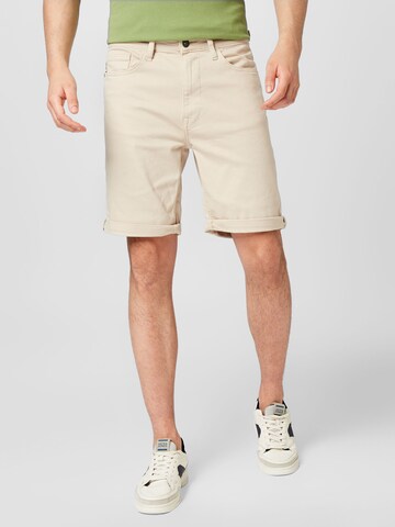 BLEND Regular Pants in Beige: front