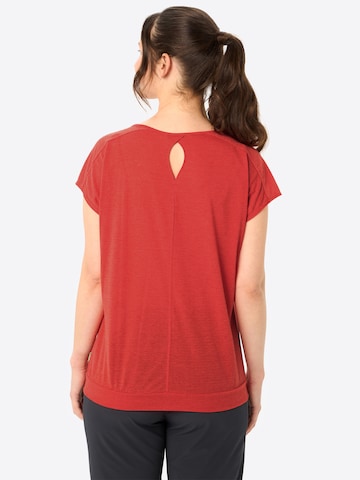 VAUDE Functioneel shirt 'Skomer' in Rood