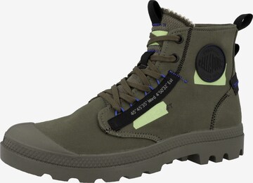 Palladium Boots 'Pampa Hi Re-Craft' in Groen: voorkant