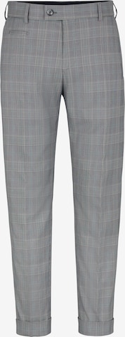 STRELLSON Regular Pleated Pants 'Luc' in Grey: front