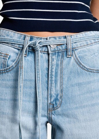 MANGO TEEN Wide leg Jeans in Blue