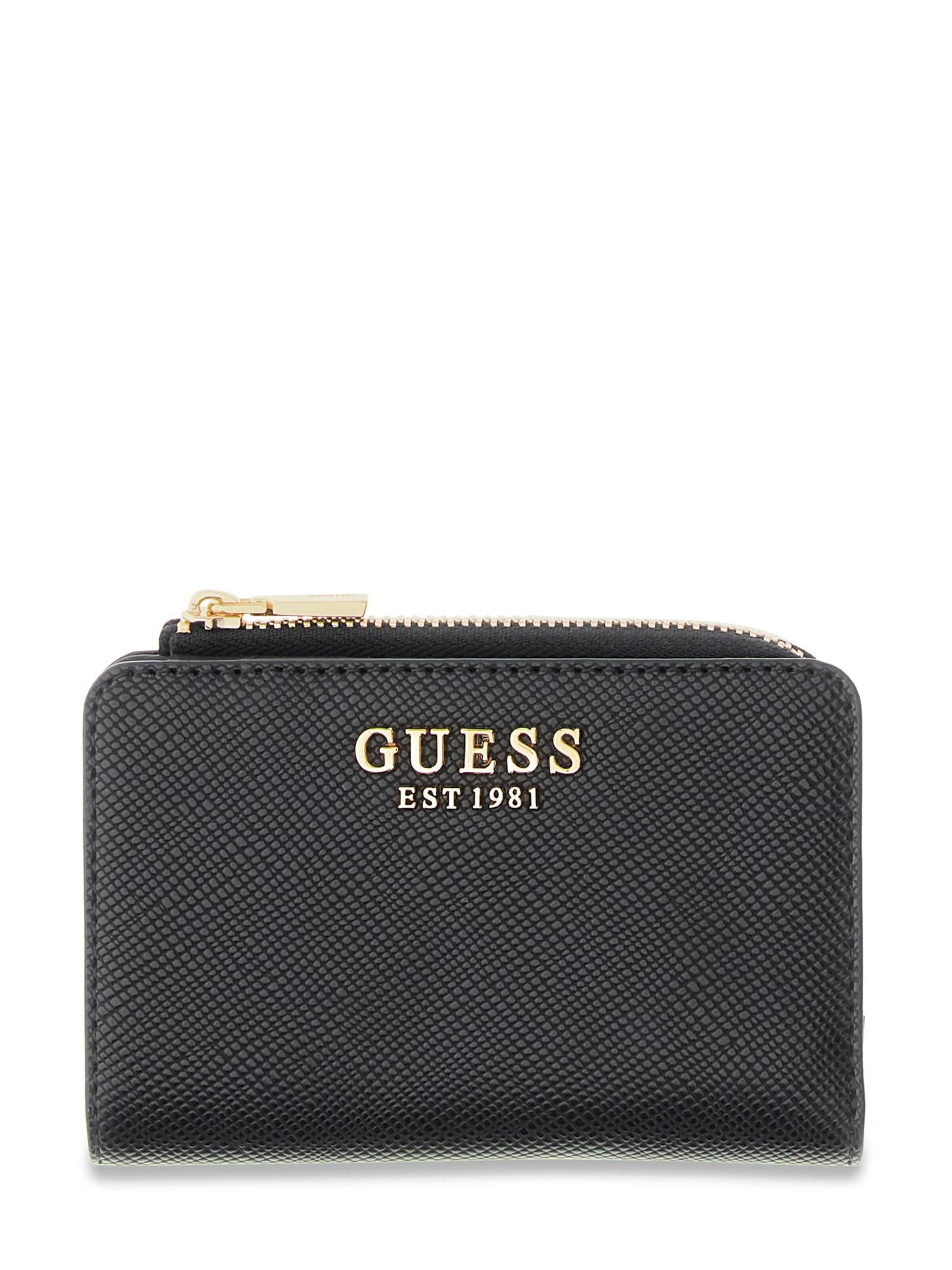 GUESS Portemonnaie in Schwarz: Vorderseite