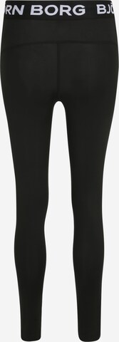 BJÖRN BORG Skinny Workout Pants in Black