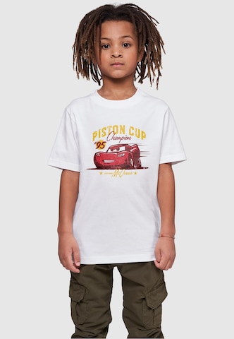 ABSOLUTE CULT Shirt 'Cars - Piston Cup Champion' in White