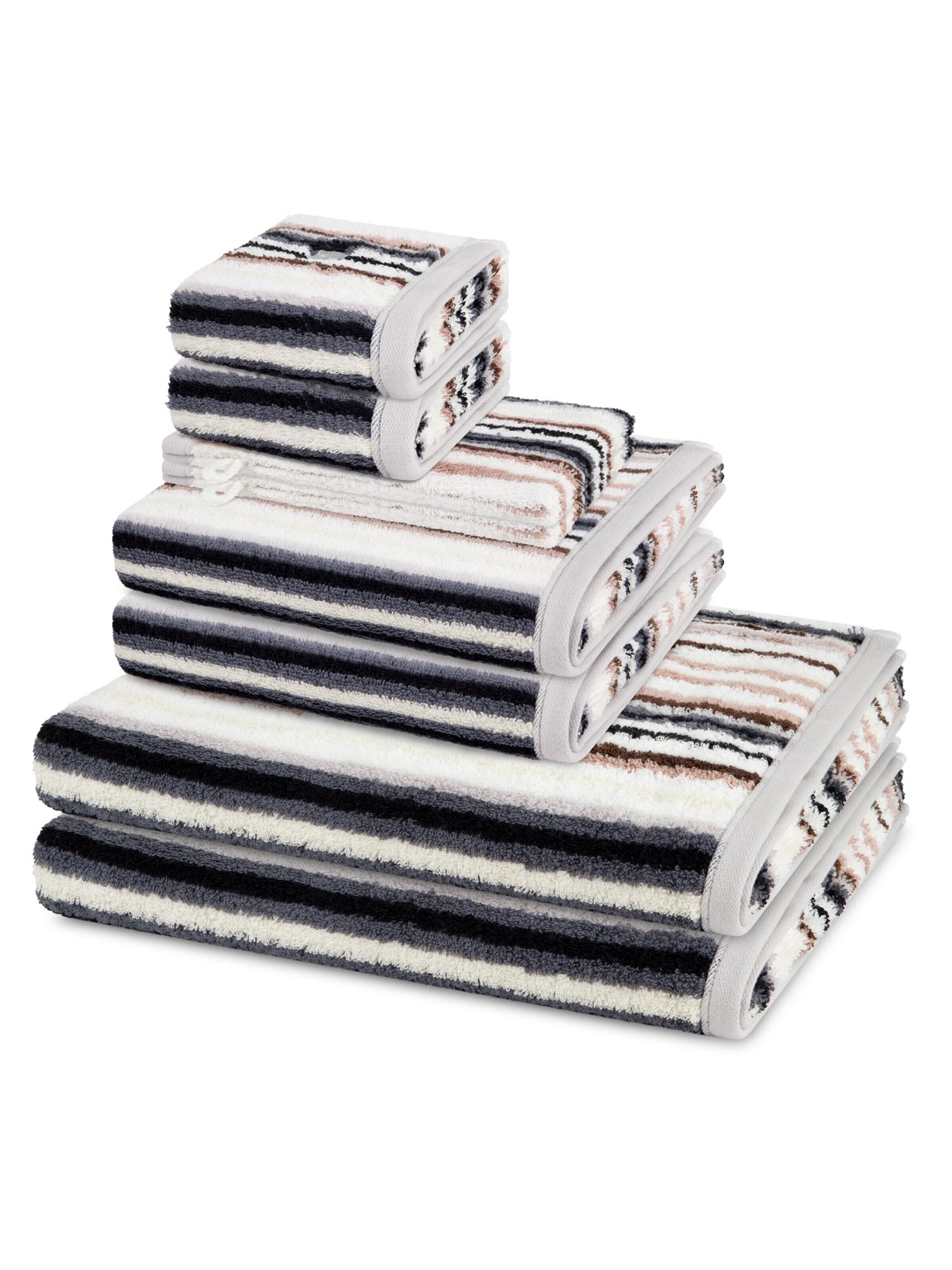 ROSS Towel 'Vita' in Brown: front