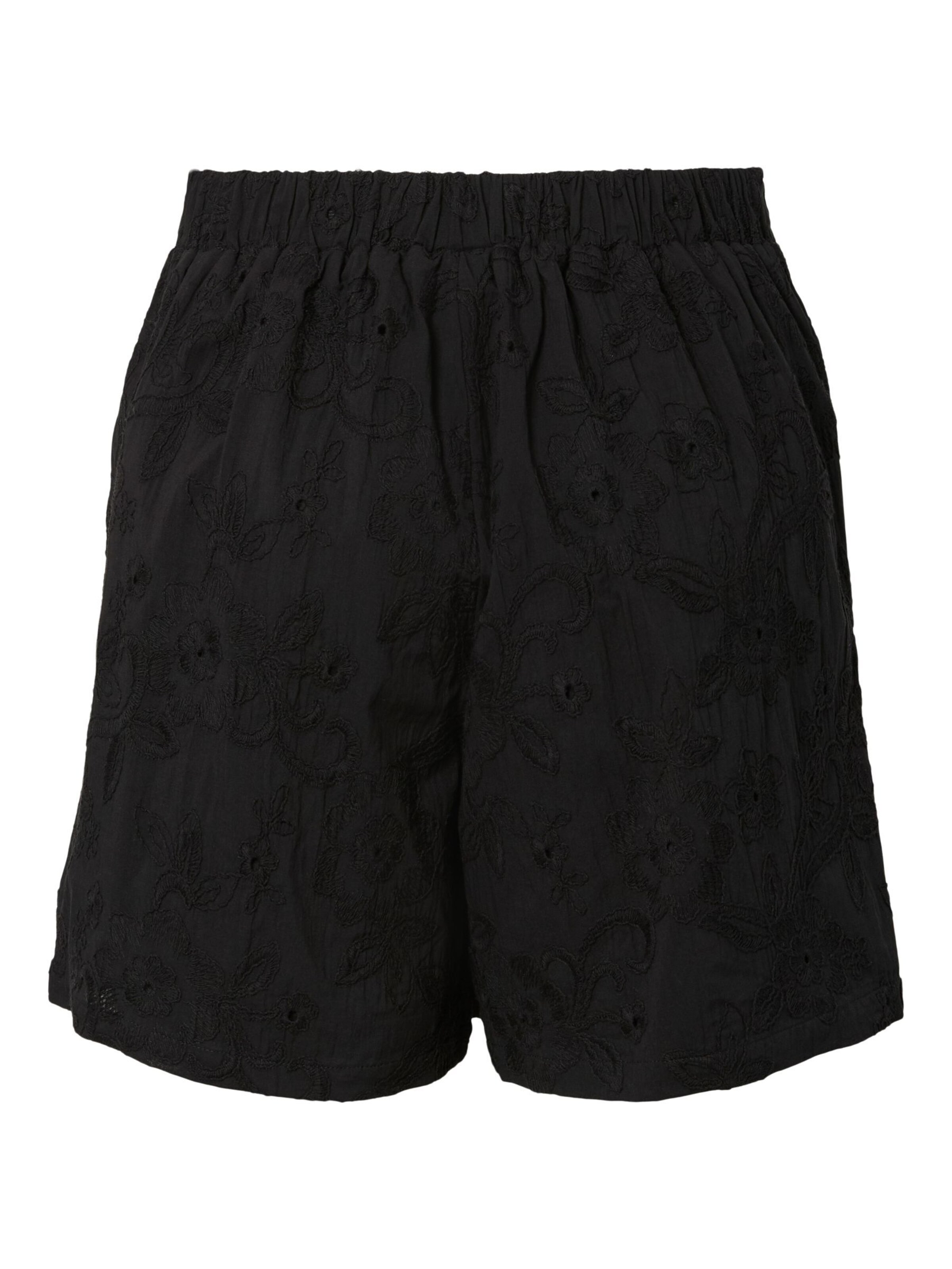 regular Pantaloni di PIECES in nero