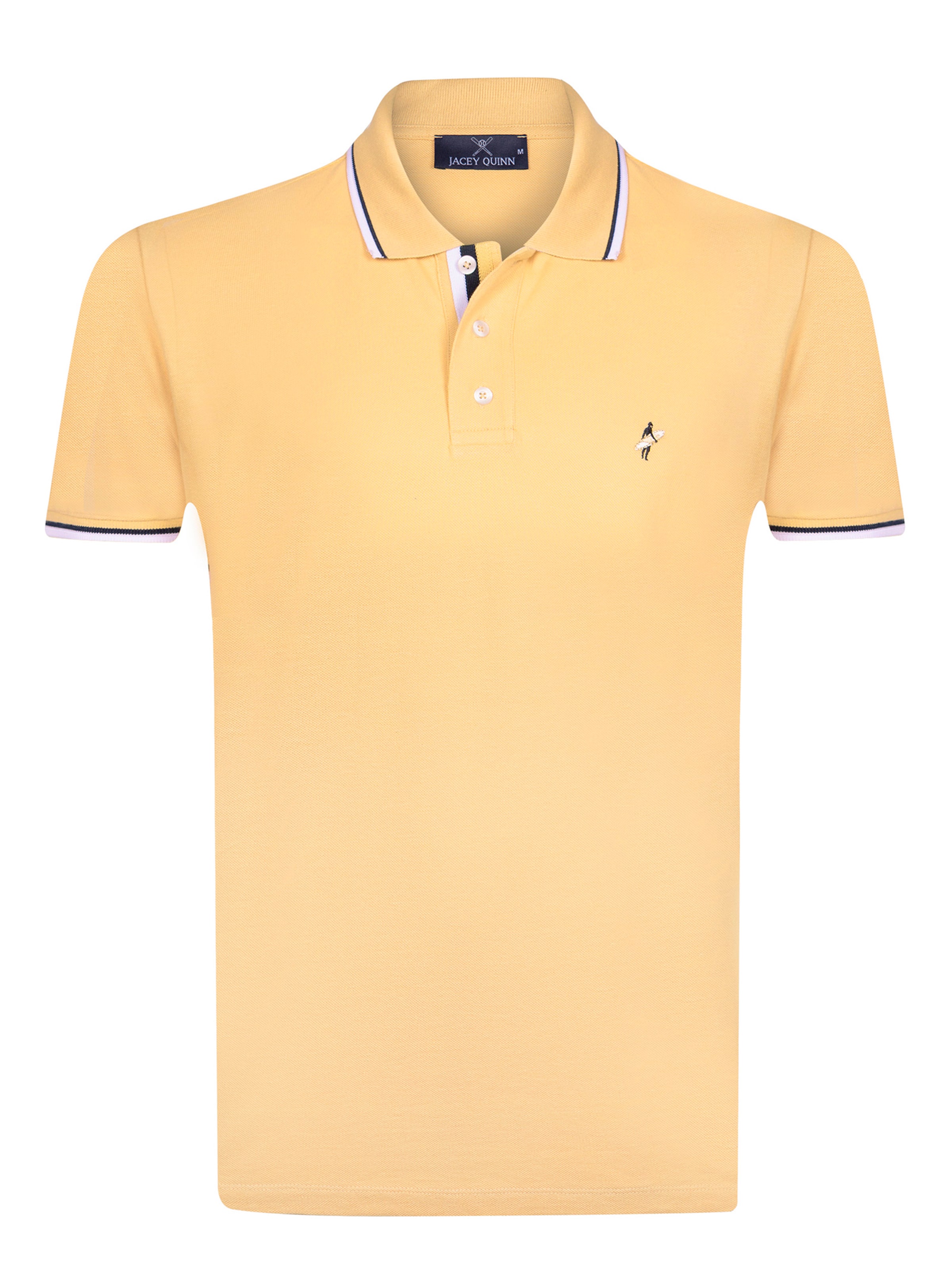 Jacey Quinn Poloshirt in Orange: Vorderseite
