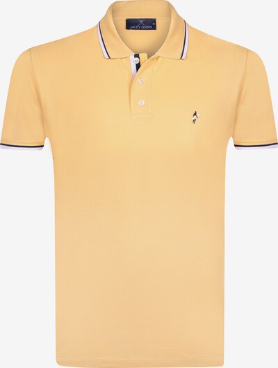 Jacey Quinn Poloshirt in orange / schwarz / weiß, Produktansicht