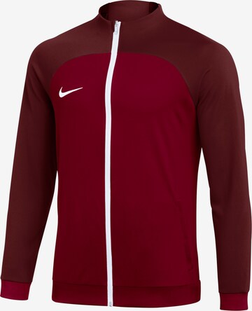 NIKE Athletic Jacket in Red: front