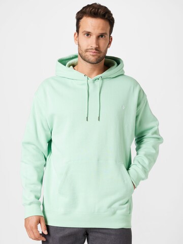 Volcom Sweatshirt in Green: front