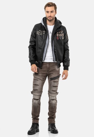 CIPO & BAXX Winterjas in Zwart