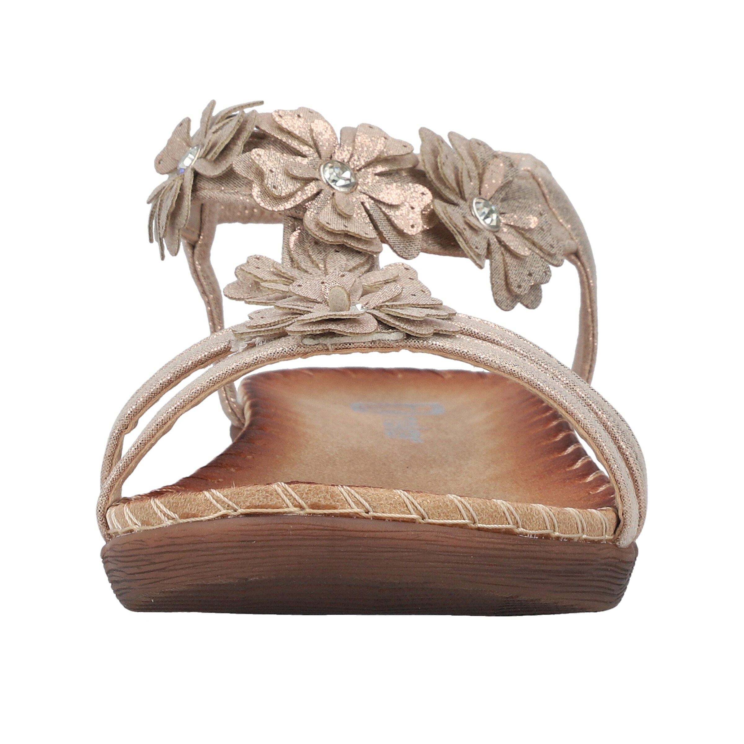 Sandales à lanières Rieker en or