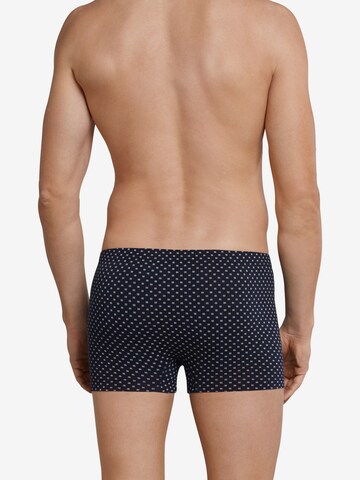 SCHIESSER Retro Boxer ' Minimal Print 'Dark Sapphire' ' in Blau