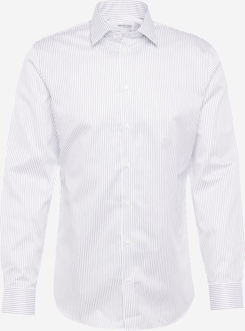 SELECTED HOMME Button Up Shirt 'ETHAN' in White: front