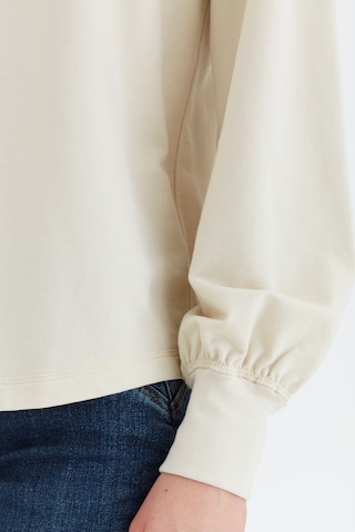 Fransa Sweatshirt in Beige