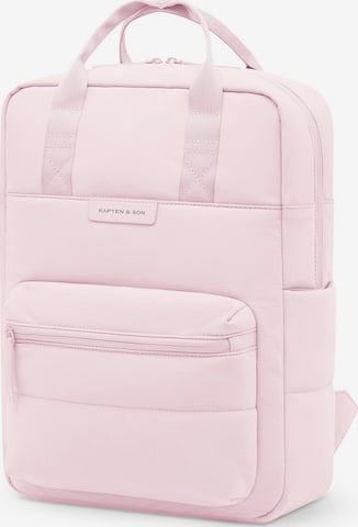 Kapten & Son Rucksack 'Bergen Cloud' in Pink: Vorderseite