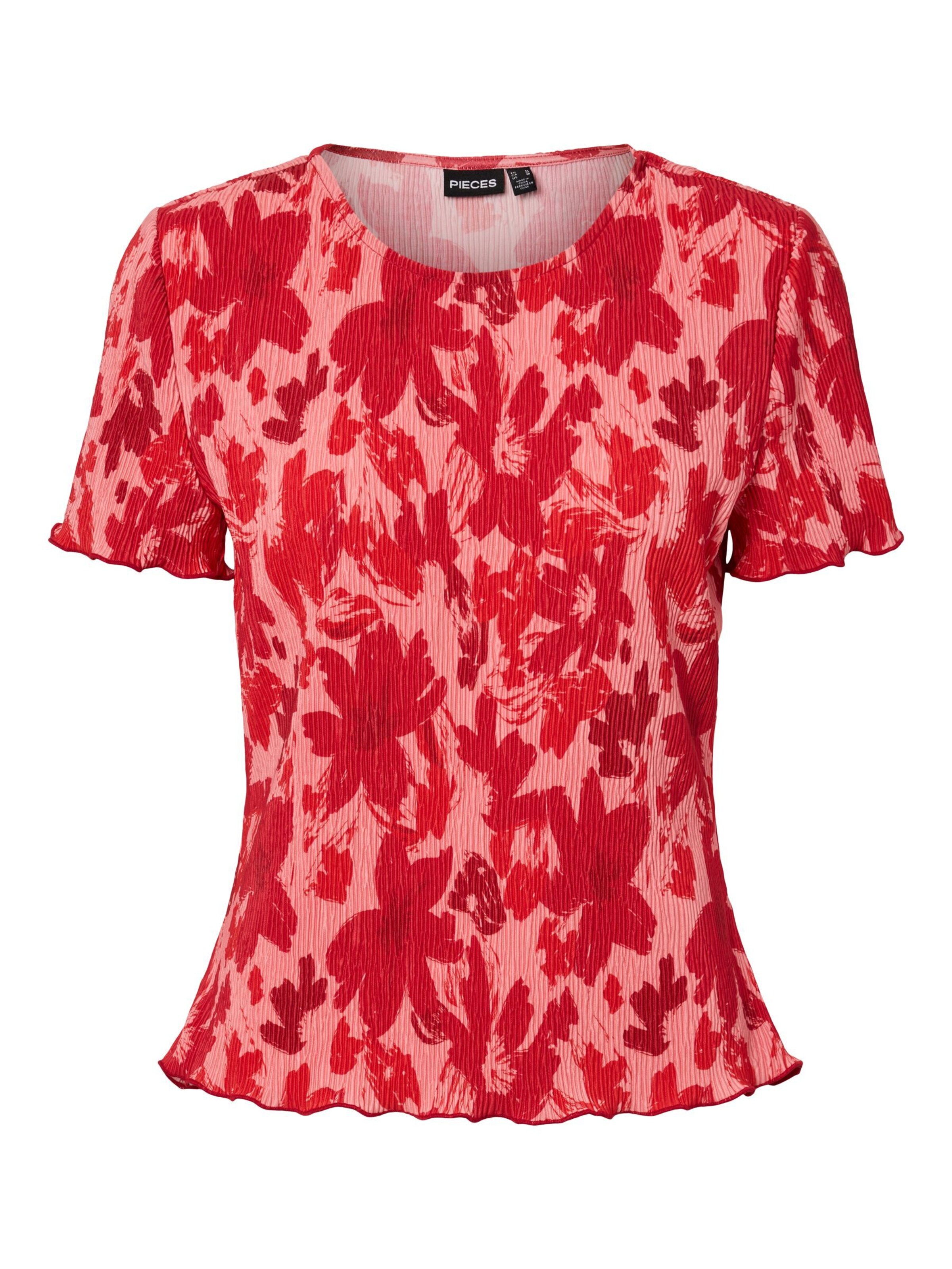 Maglietta in M PIECES di colore rosso, Visualizzazione prodotti