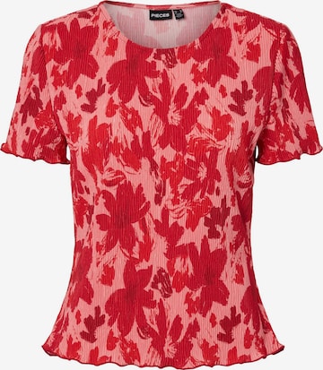 Maglietta di PIECES in rosso: frontale