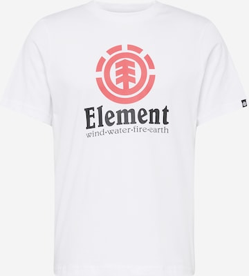 ELEMENT T-Shirt 'VERTICAL' in Weiß: predná strana