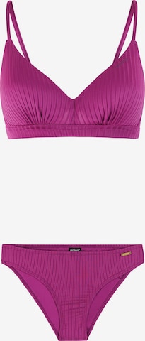 PROTEST Triangel Bikini 'PRTKyla' in Pink: Vorderseite