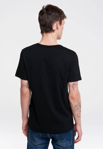 LOGOSHIRT T-Shirt 'Maus' in Schwarz