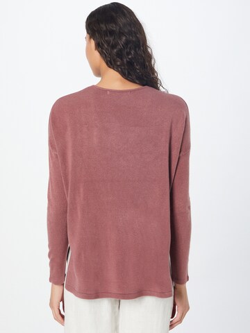 Pull-over 'Amalia' ONLY en marron