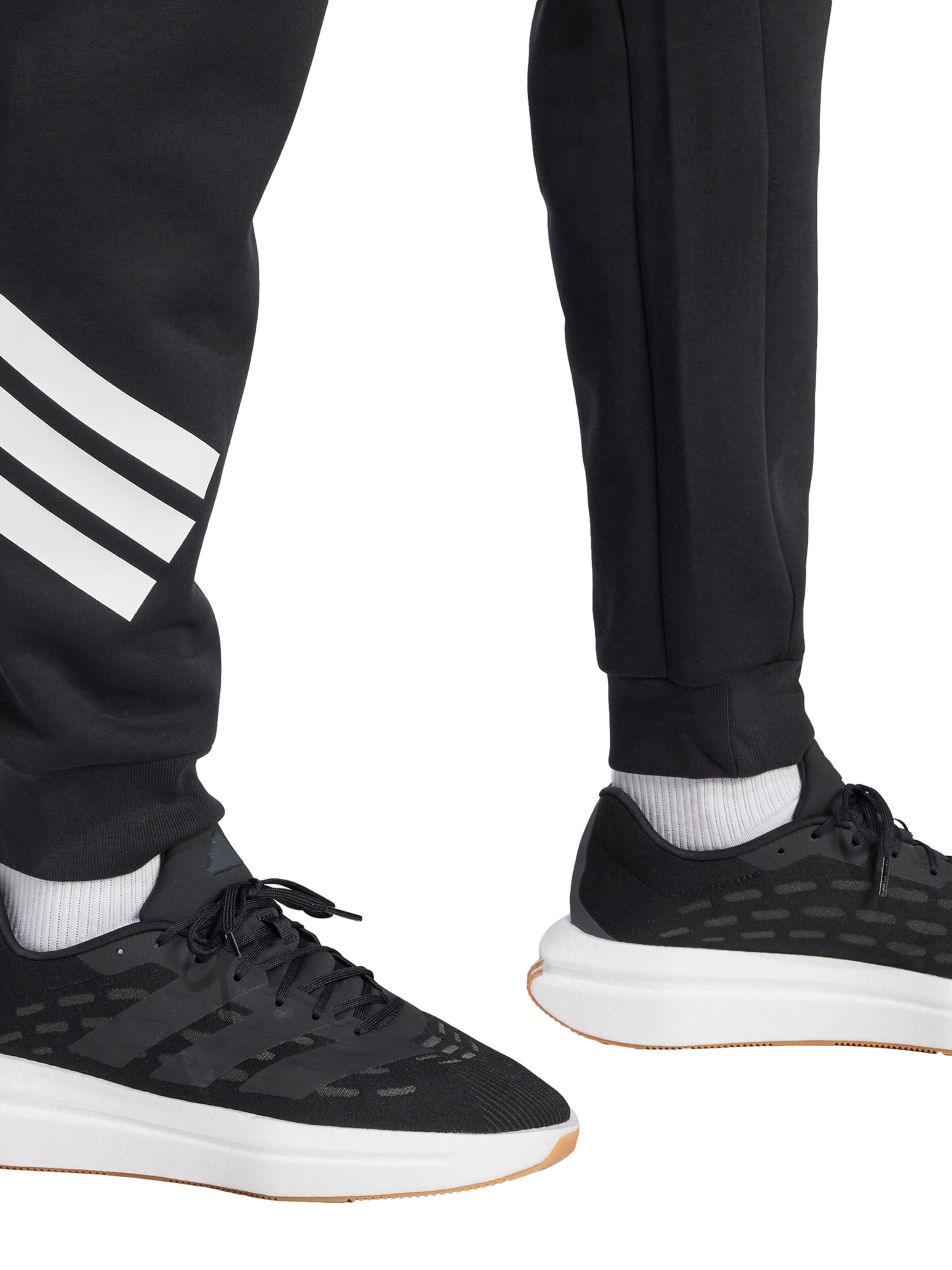 ADIDAS SPORTSWEAR Tapered Sportnadrágok 'Future Icons' - fekete