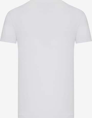 DENIM CULTURE T-Shirt 'Barris' in Weiß