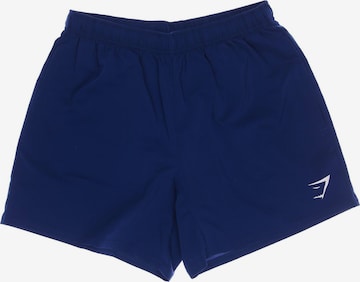 GYMSHARK Shorts in S in Blue: front
