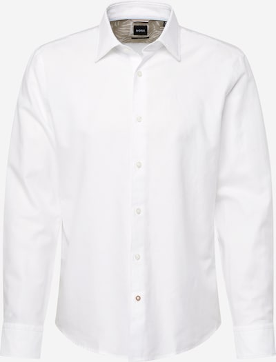 Dalykinio stiliaus marškiniai 'HAL' iš BOSS Black, spalva – balta, Prekių apžvalga