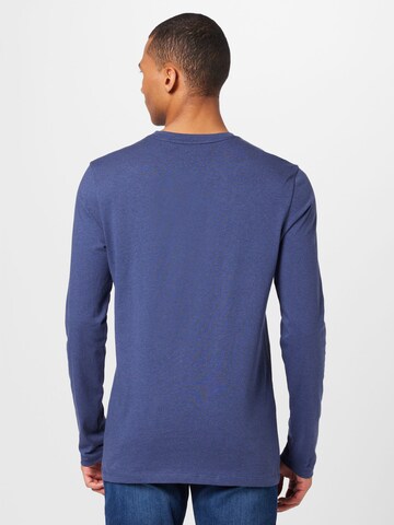 BOSS Orange T-shirt 'Tacks' i blå