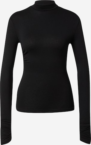 ABOUT YOU x Iconic by Tatiana Kucharova Shirt 'Celina' in Black: front