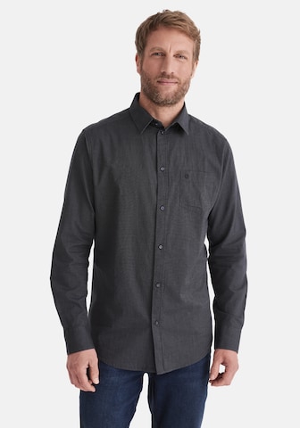 Coupe regular Chemise 'Hugh' Stooker Men en gris : devant